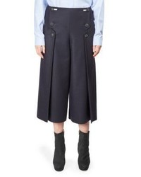 Cédric Charlier Cedric Charlier Pleated Flannel Culottes