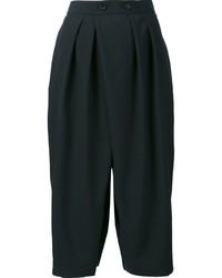 Comme des Garcons Comme Des Garons Comme Des Garons High Waist Pleated Cropped Trousers