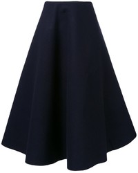Le Ciel Bleu W Melton Pleated Skirt