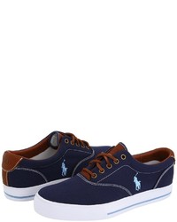 Polo Ralph Lauren Vaughn Canvasleather Lace Up Casual Shoes