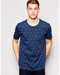 Asos Brand T Shirt With Polka Dot And Relaxed Skater Fit