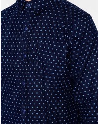 Bellfield Flannel Polka Dot Shirt