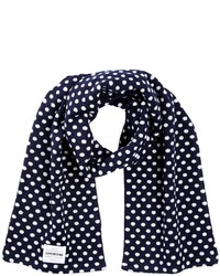 Saks Fifth Avenue BLACK Cashmere Polka Dot Scarf | Where to buy & how