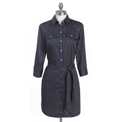 tommy hilfiger polka dot shirt dress