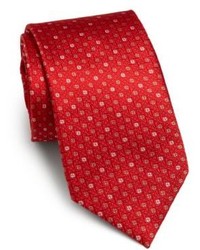 Saks Fifth Avenue Collection Textured Dot Silk Tie