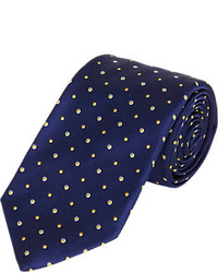Barneys New York Pin Dot Pattern Neck Tie