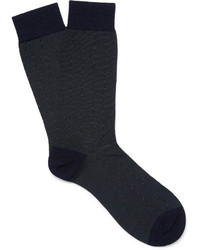 Pantherella Marchmont Pin Dot Escorial Wool Blend Socks