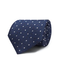 Suitsupply Dot Silk Linen Tie