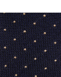 Brunello Cucinelli 7cm Polka Dot Wool And Silk Blend Tie