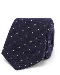 Brunello Cucinelli 7cm Polka Dot Wool And Silk Blend Tie