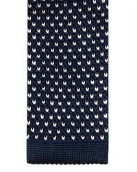 Paul Smith Shoes Accessories Micro Dot Knitted Silk Tie