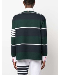 Thom Browne 4 Bar Stripe Cotton Polo Shirt