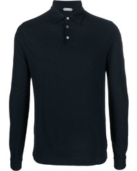 Zanone Basic Long Sleeved Polo Shirt