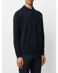N.Peal Buttoned Cashmere Polo Shirt