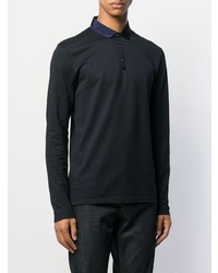 Lanvin Contrast Collar Polo Shirt