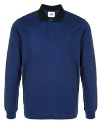 Kent & Curwen Embroidered Logo Crop Sleeve Polo Shirt