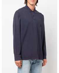 Isabel Marant Embroidered Long Sleeve Polo Shirt
