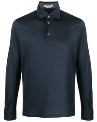 Corneliani Fine Knit Longsleeved Polo Shirt