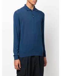 Malo Fine Knit Polo Shirt