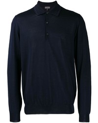 Lanvin Fine Knit Polo Shirt