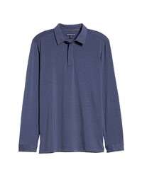 Mizzen+Main Fit Long Sleeve Polo Shirt