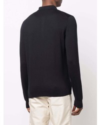 Corneliani Knitted Long Sleeve Polo Shirt