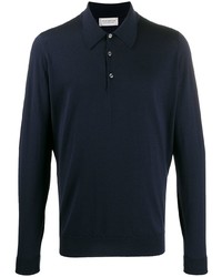 John Smedley Knitted Polo Shirt