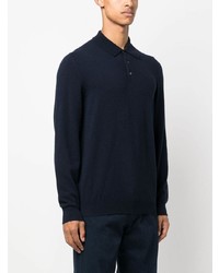 Fedeli Long Sleeve Cashmere Polo Shirt