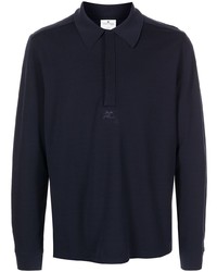 Courrèges Long Sleeve Cotton Polo Shirt
