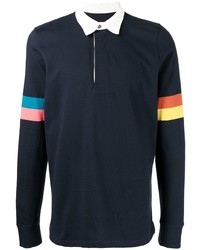 Paul Smith Long Sleeve Cotton Polo Shirt