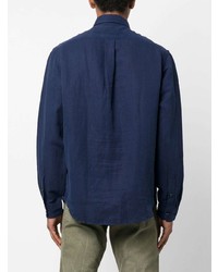 Polo Ralph Lauren Long Sleeve Linen Silk Shirt