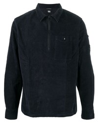 C.P. Company Long Sleeve Zip Neck Polo Shirt