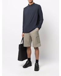 Veilance Long Sleeve Zipped Polo Shirt