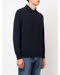 Brunello Cucinelli Long Sleeved Cashmere Polo Shirt