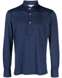 Brunello Cucinelli Long Sleeved Cotton Polo Shirt