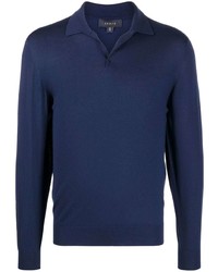 Sease Long Sleeved Knitted Polo Shirt