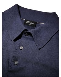 Zegna Long Sleeved Polo Shirt
