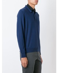 Canali Longsleeved Polo Shirt