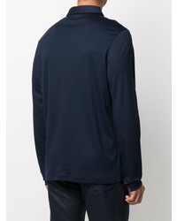 Michael Kors Michl Kors Logo Print Long Sleeved Polo Shirt