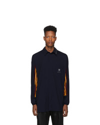 Bed J.W. Ford Navy Adidas Originals Edition Game Long Sleeve Shirt Polo