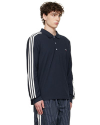 Noah Navy Adidas Originals Edition Long Sleeve Polo