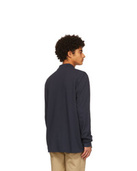 Lacoste Navy L1212 Long Sleeve Polo
