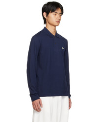 Lacoste Navy L1212 Long Sleeve Polo