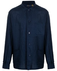 Polo Ralph Lauren Piece Dye Linen Long Sleeve Shirt