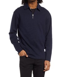 Selected Homme Relax Lexter Cotton Pullover In Navy Blazer At Nordstrom