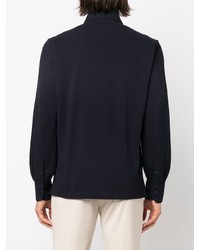 Brunello Cucinelli Shirt Style Long Sleeve Polo Shirt