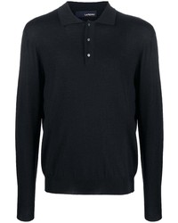 Lardini Spread Collar Polo Shirt