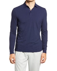 Suitsupply Stretch Cotton Long Sleeve Polo