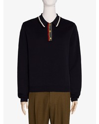Gucci Stripe Detail Polo Shirt