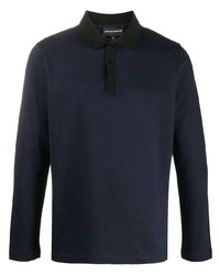 Emporio Armani Textured Polo Shirt